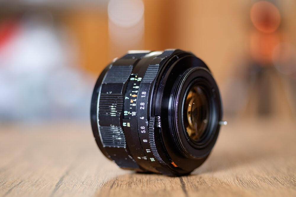 ペンタックス スーパータクマー Takumar 55mm f1.8 後期型 - レンズ(単